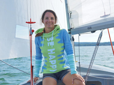 Kapuzenpullover Be Happy - Stricken