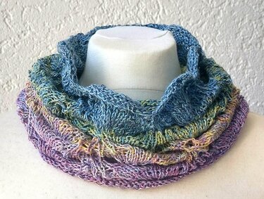 Loop, Schlauchschal "Meeresrauschen" stricken