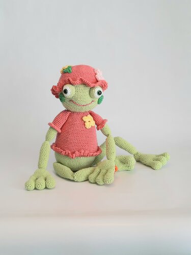 Häkelanleitung Frosch "Bärbel"