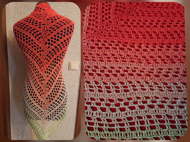 Anleitung Tuch Oxana häkeln