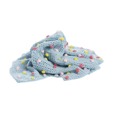 Häkelanleitung für Babydecke Pünktchen