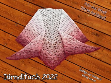 Charmantes Dirndltuch 2022 - Perfekt für die Wiesn und den Alltag - Häkeln