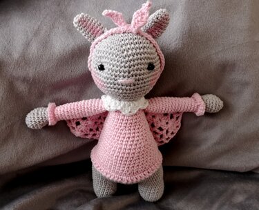 Häkelanleitung Fledermaus Finja - Häkeln