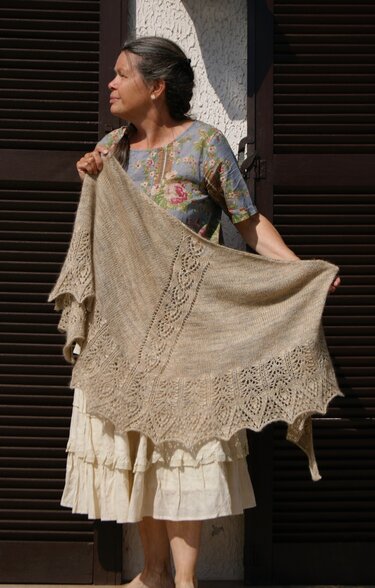 Anleitung Lacetuch "Lampiontuch" - Bild 9