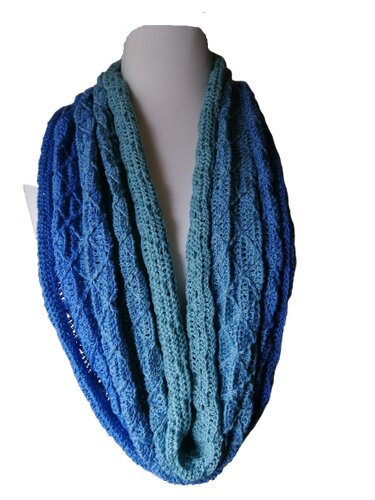 Häkelanleitung Loop/Schal "diamond"