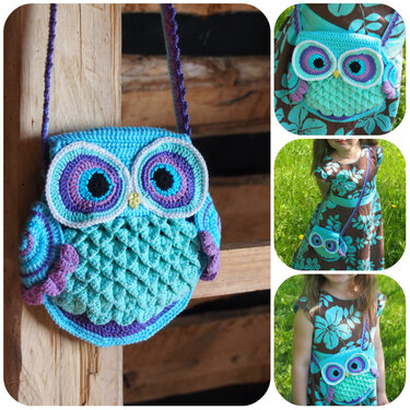 Owl bag "Blue Dreams" - Image 2
