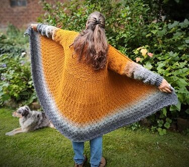 Weite FREIHEIT Ärmelschalvariante - Häkeln