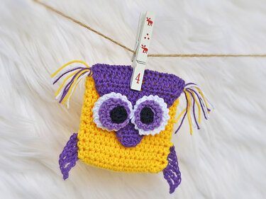 Adventskalender Eulen ohne Nähen - Häkeln