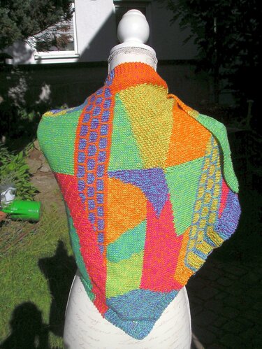 Strickanleitung Dreieckstuch "Jahrmarkt"