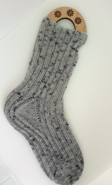 Pattern Cozy Ribs - toe up knitted cozy socks - Knitting