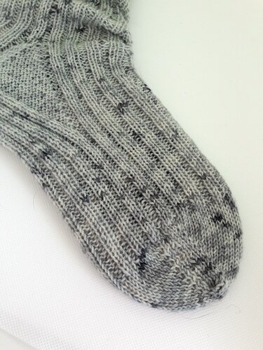 Pattern Cozy Ribs - toe up knitted cozy socks - Knitting