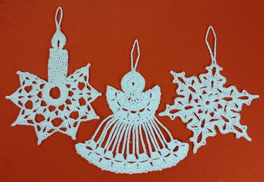 Häkelanleitungen - Weihnachtsdekoration