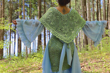 Häkel Anleitung Rock und Schulterschmeichler Star Flower - Häkeln