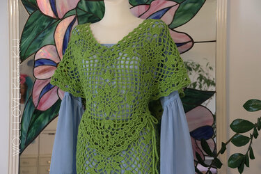 Häkel Anleitung Poncho Star Flower - Häkeln