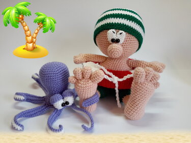 Häkelanleitung Badespaß