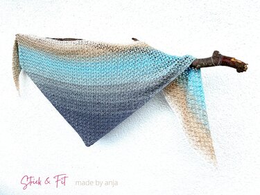 XXL shawl BELLA - easy crochet pattern