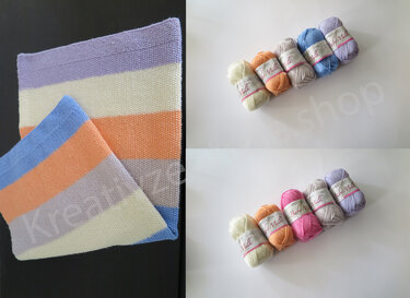 Babydecke Brei - Stricken
