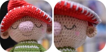 Zwerg Amigurumi Puppe Figur Häkeln Garn Dekoration Spielzeug - Bild 2