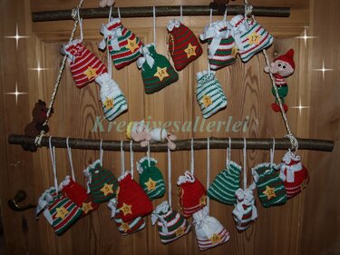 Weihnachtskalender - Häkelanleitung / PDF