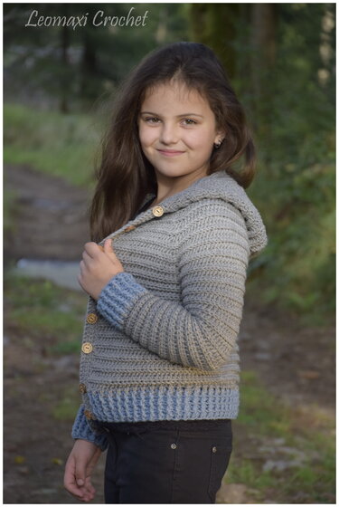 + SMILLA + Kapuzenjacke häkeln, ab Größe 74/80 bis 56 Damen, Jacke, Herbst - Bild 9