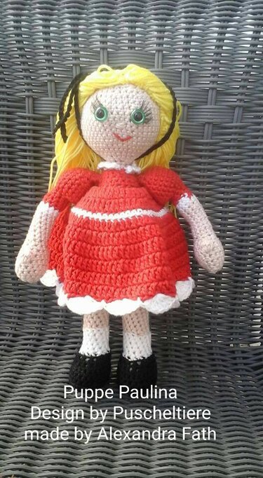 Kostenlose Häkelanleitung | Kleine Puppe "Paulina"