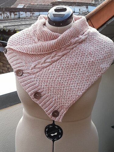 Strickanleitung - Schalkragen "Leonie"