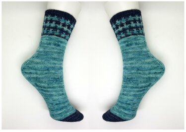 Fixe Ferse, mit verstärkter Ferse, Gr.34-47 - Stricken