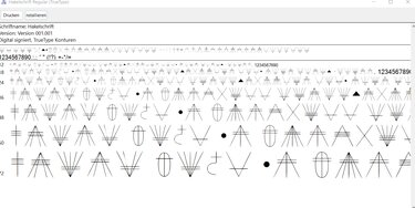 Digitales Häkel-Schriftfont für kreative Anleitungen - Bild 3