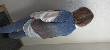 Häkelanleitung Pullunder „blauw liefde“