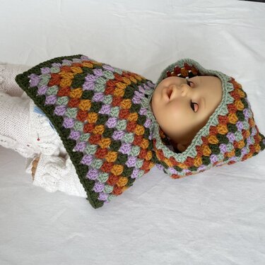 Granny Hooded poncho Herbst Baby-Kinder Anleitung-poncho - Häkeln