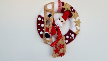 Häkelanleitung Türkranz Christmas Design No.3