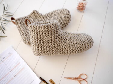 Slippers IRMI - No.069 - Knitting