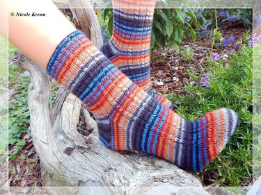 Sockenmuster "Kavalier" (Gr. ca 42/43) - Stricken