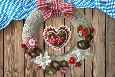 Türkranz im Landhausstil - Häkeln