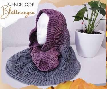 Loop Blätterregen - Häkelanleitung - Wendeloop