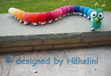 Centipede / Caterpillar Lenni - Crochet Pattern from Häkelini