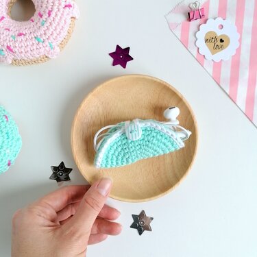 Pattern cable holder - Crochet