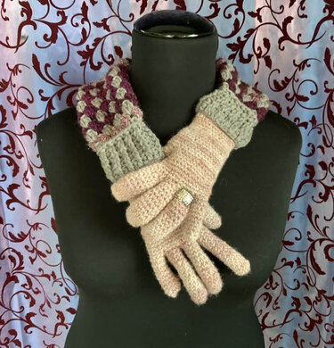 UmarmungsSchal  "VEFI" - Häkeln