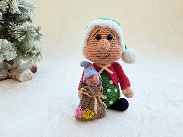 Häkelanleitung - Fred, der Weihnachtshelfer