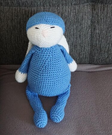 Crochet Pattern Sleeping Bunny!