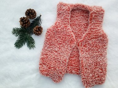 Kinderweste Gr. 98/104, 110/116, 122/128 - Stricken