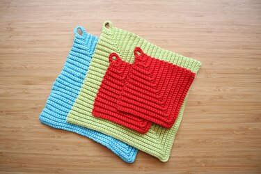 Häkelanleitung Topflappen für die Kinderküche