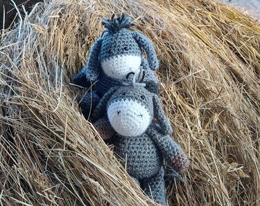 Amigurumi ESEL Häkelanleitung, leicht verständlich! Carolines Welt Design