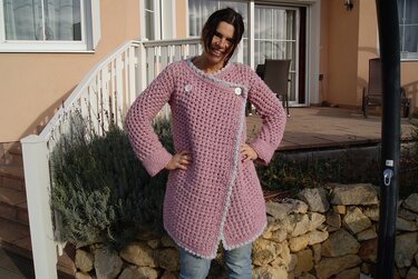 Häkelweste ENJOY (für alle Größen leicht anzupassen) - Häkeln