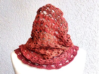 Loop "Gute Laune", Häkeln, Schlauchschal