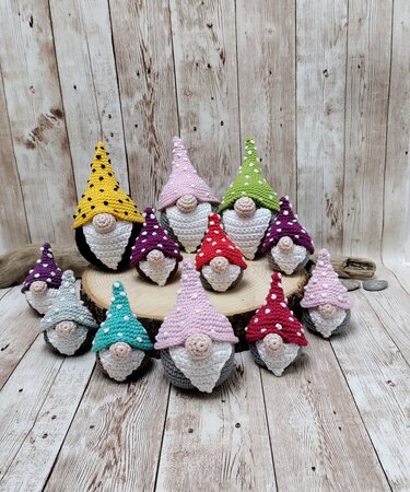 H&auml;kelanleitung Wichtel Snorre und Lasse - Häkeln