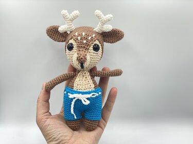 Crochet Pattern - Deer "Rocky"