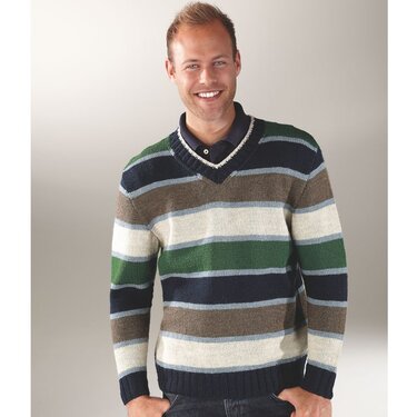 Strickanleitung Herrenpullover "Record" 759063