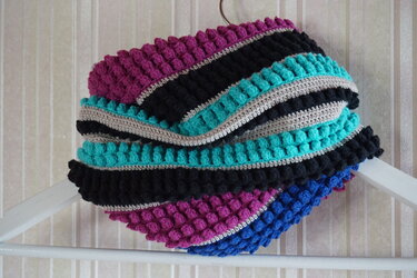 Neck warmer Infinity scarf Asta crochet pattern