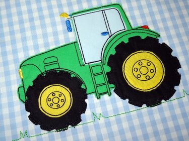 Stickdatei Doodle Traktor - Sticken